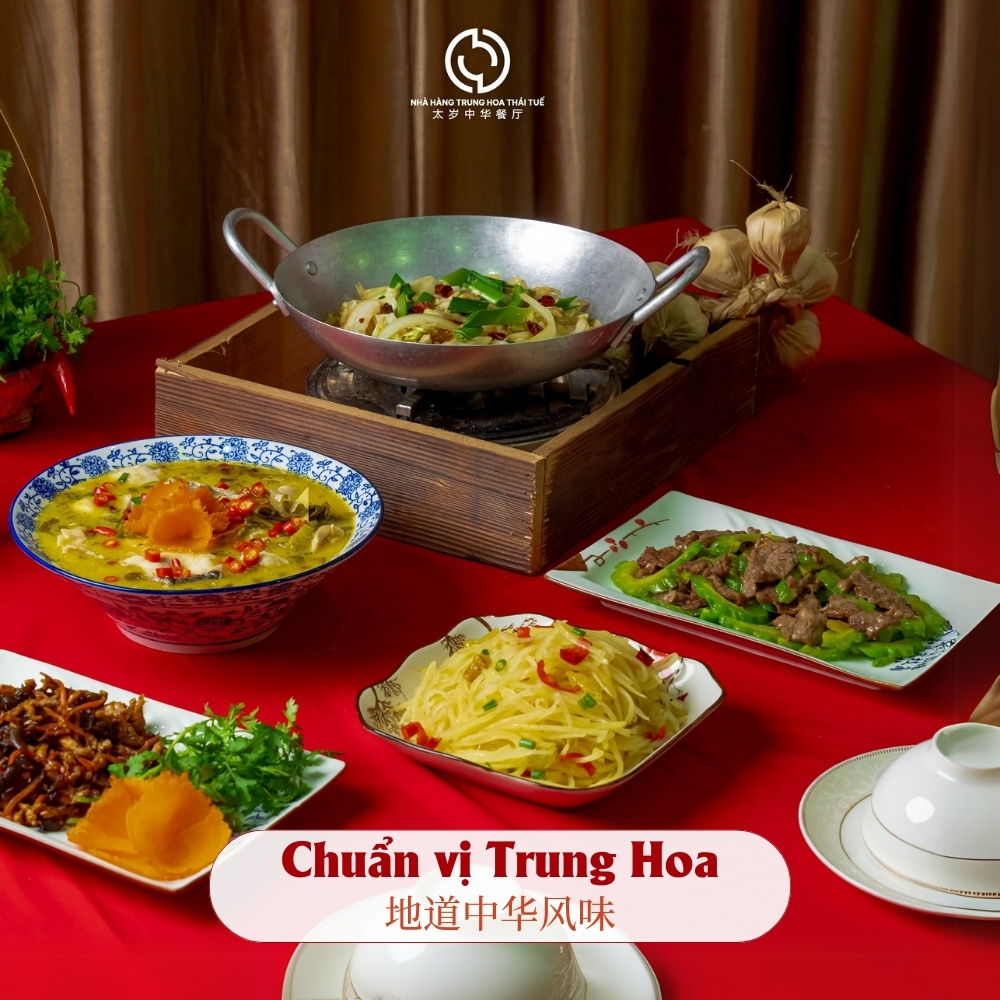 Thưởng Thức Nghệ Thuật Ẩm Thực Trung Hoa Cao Cấp tại Nhà hàng Trung Hoa Thái Tuế Thái Nguyên